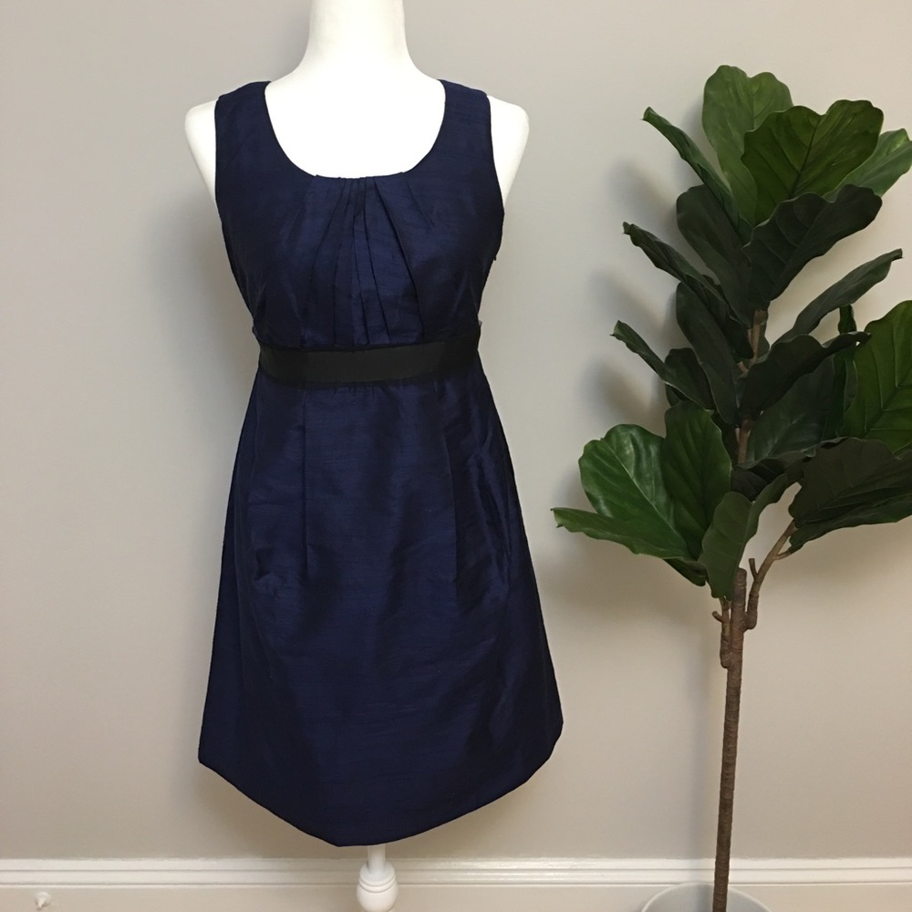 A Pea in the Pod Navy Cocktail Dress